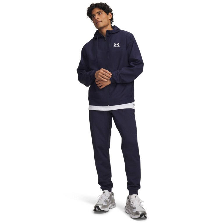 Męskie spodnie treningowe Under Armour Sportstyle Tricot Jogger - granatowe