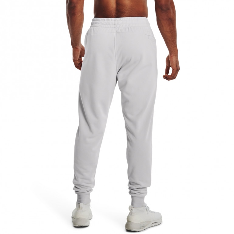 Męskie spodnie treningowe UNDER ARMOUR UA Armour Fleece Joggers - białe