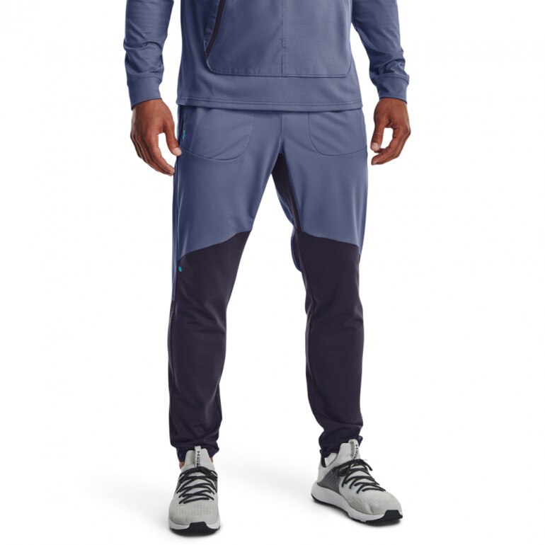 Męskie spodnie treningowe UNDER ARMOUR UA Rush All Purpose Pant - niebieskie