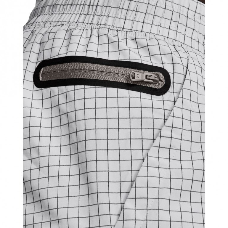 Męskie spodnie treningowe UNDER ARMOUR UA RUSH LEGACY WOVEN PANT - szare