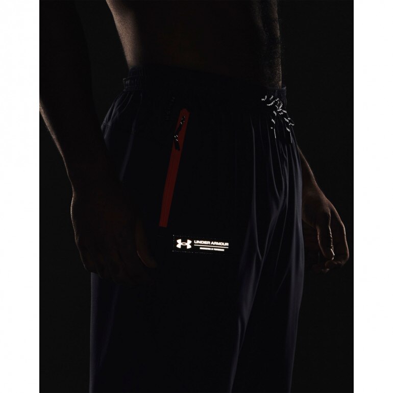 Męskie spodnie treningowe Under Armour UA Rush Woven Pants - grafitowe