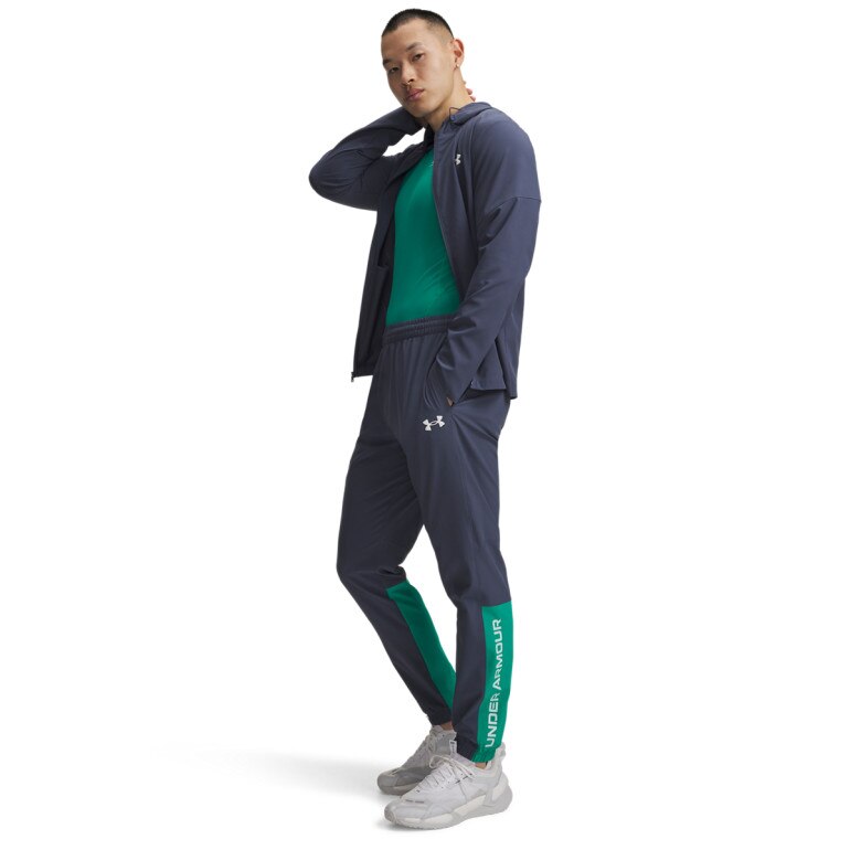 Męskie spodnie treningowe Under Armour UA Tech Utility Woven Pant - granatowe
