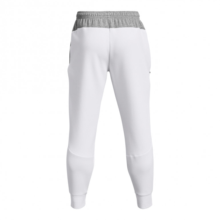 Męskie spodnie treningowe Under Armour UA Unstoppable Flc Joggers - białe