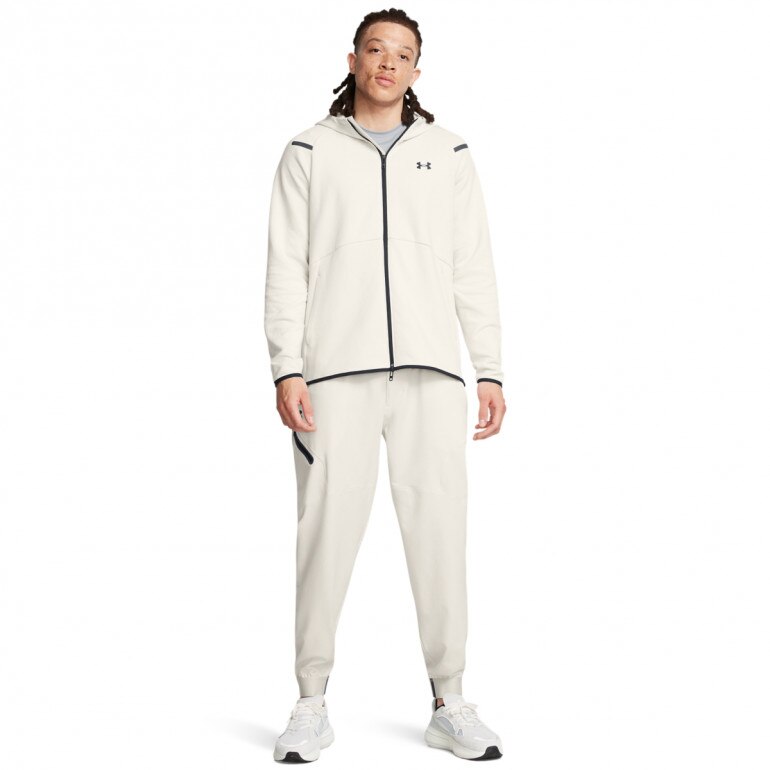 Męskie spodnie treningowe Under Armour UA Unstoppable Joggers - białe