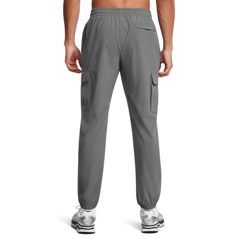 Męskie spodnie treningowe Under Armour UA Vibe Woven Cargo Pants - szare
