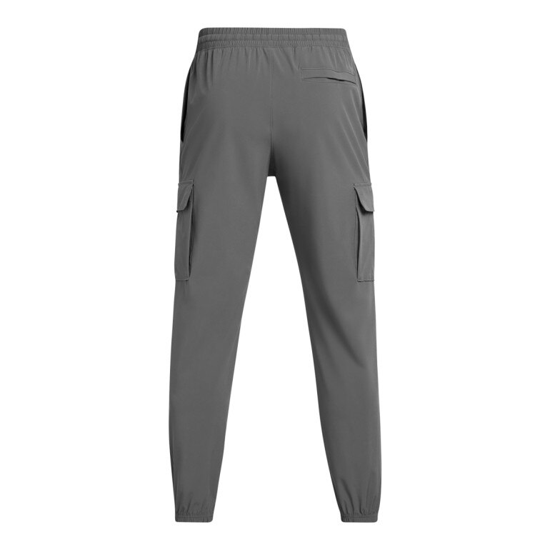 Męskie spodnie treningowe Under Armour UA Vibe Woven Cargo Pants - szare