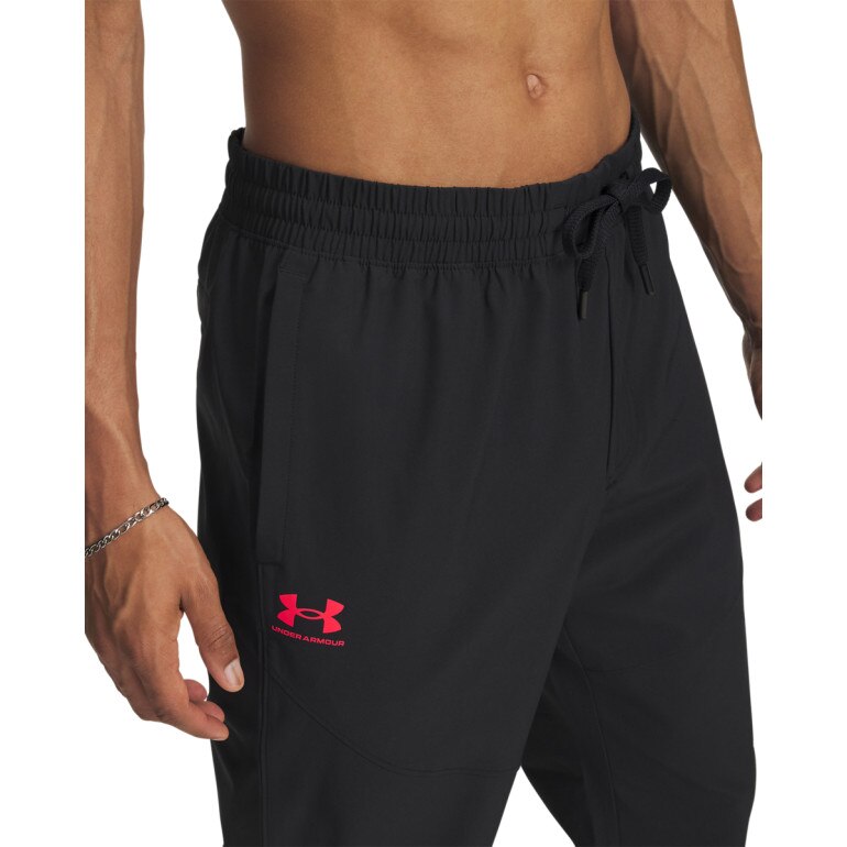 Męskie spodnie treningowe Under Armour UA Vibe Woven Pants - czarne