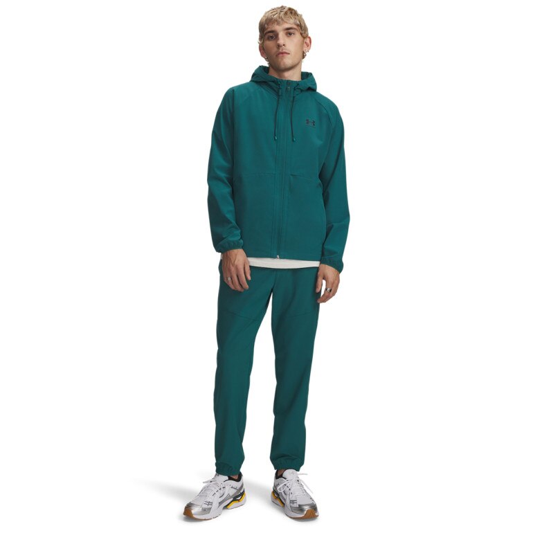 Męskie spodnie treningowe Under Armour UA Vibe Woven Pants - zielone