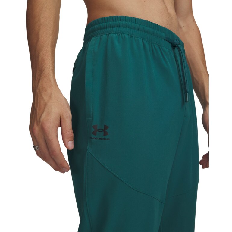 Męskie spodnie treningowe Under Armour UA Vibe Woven Pants - zielone