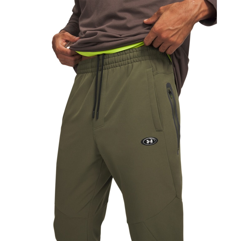 Męskie spodnie treningowe Under Armour Utility Woven Winterized Pnt - khaki