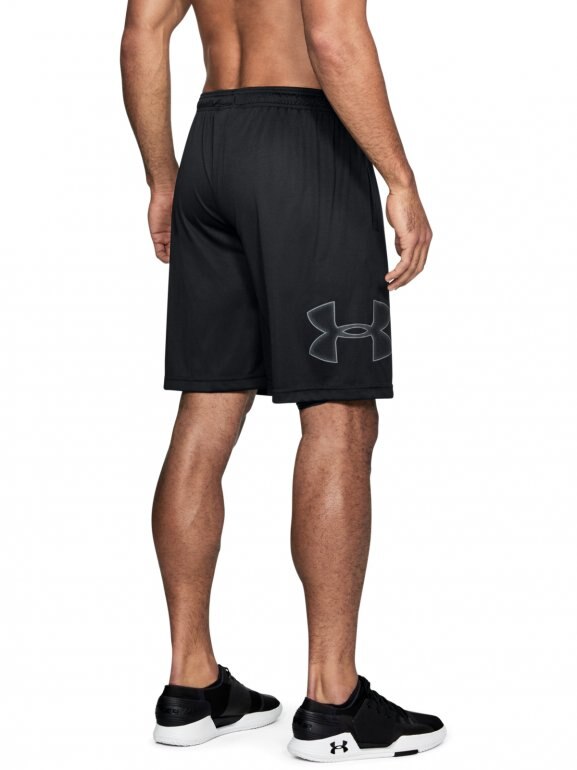 Męskie szorty treningowe UNDER ARMOUR TECH GRAPHIC SHORT - czarne