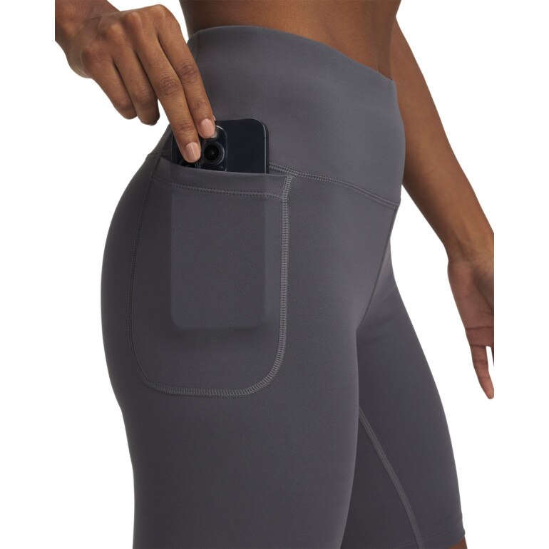 Damskie kolarki treningowe Under Armour Motion Bike Short Emea - szare