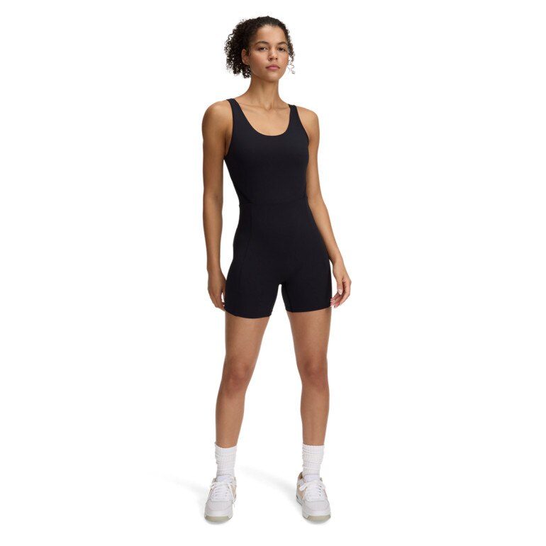 Damski kombinezon treningowy Under Armour Motion Shorts Bodysuit - czarny