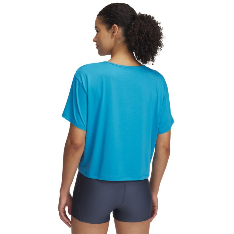 Damska koszulka treningowa Under Armour Motion SS - niebieska