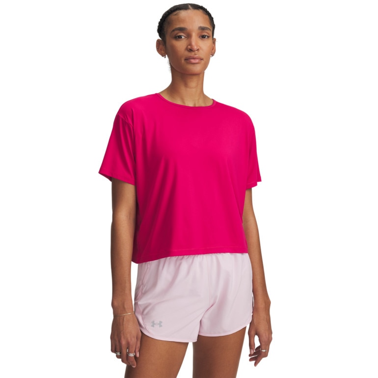 Damska koszulka treningowa Under Armour Motion SS - różowa