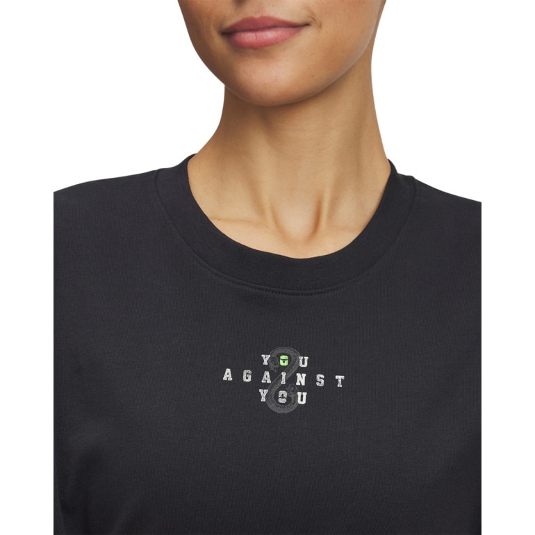 Damski t-shirt z nadrukiem Under Armour Project Rock Campus T - czarny