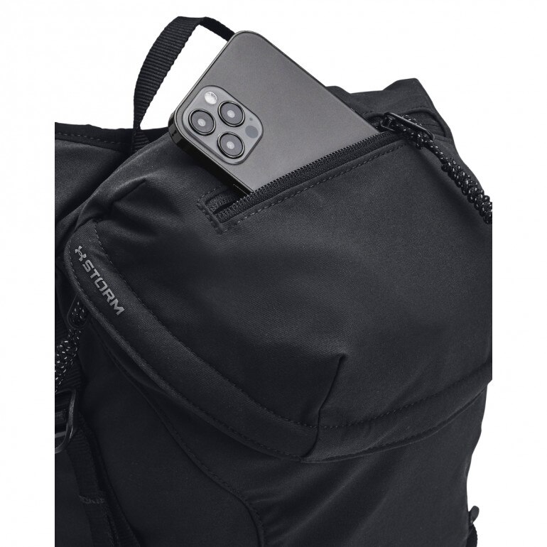 Plecak turystyczny uniseks Under Armour UA Launch Trail Backpack - czarny