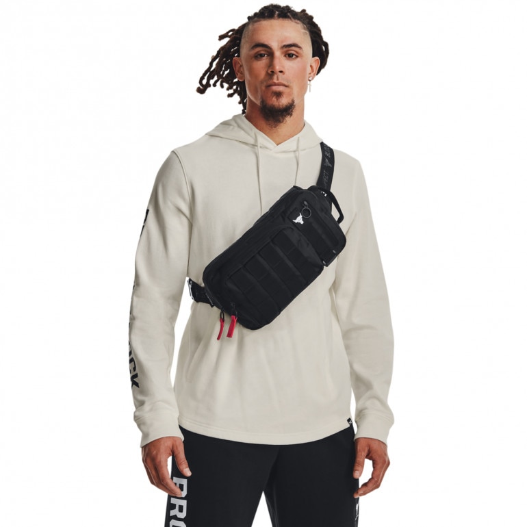 Saszetka nerka treningowa uniseks Under Armour Project Rock Waist Bag - czarna