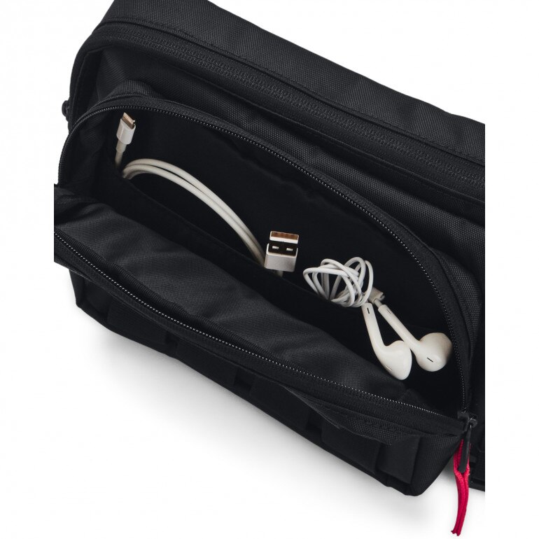 Saszetka nerka treningowa uniseks Under Armour Project Rock Waist Bag - czarna