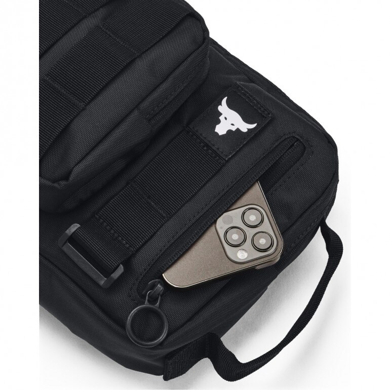 Saszetka nerka treningowa uniseks Under Armour Project Rock Waist Bag - czarna