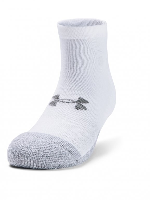 Skarpetki treningowe UNDER ARMOUR Heatgear Lo cut 3-pack - białe