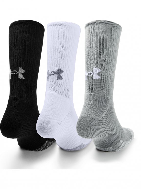 Skarpety treningowe UNDER ARMOUR Heatgear Crew 3-pack - multikolor
