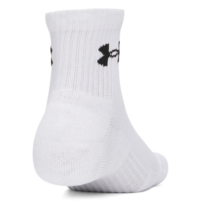 Skarpety treningowe uniseks Under Armour UA Performance 3p Qtr - białe