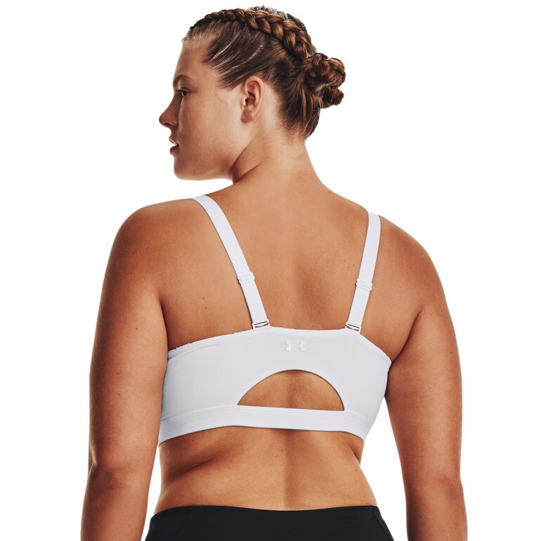 Biustonosz treningowy Under Armour UA SmartForm Evolution Mid - biały