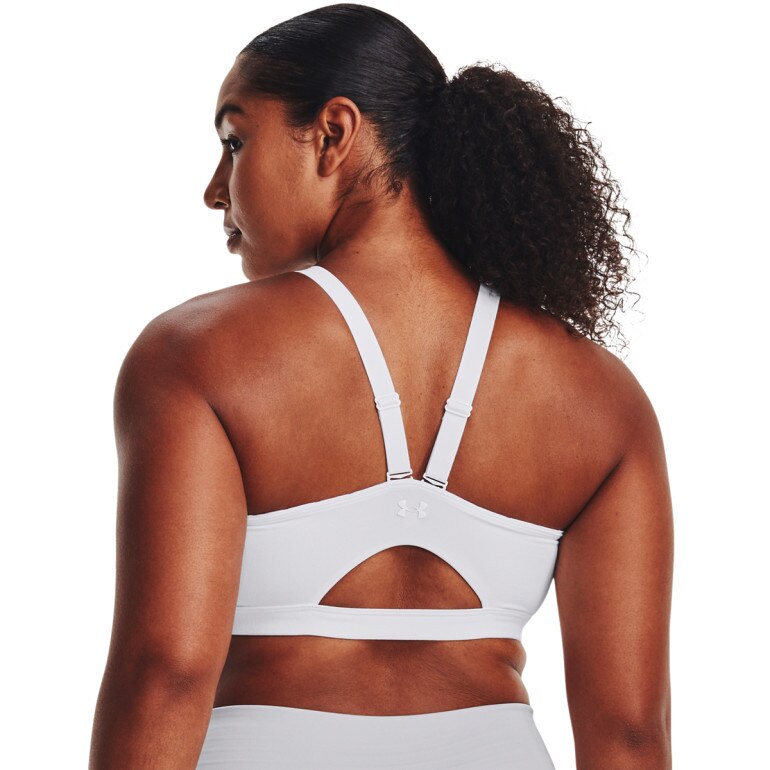 Biustonosz treningowy Under Armour UA SmartForm Evolution Mid - biały