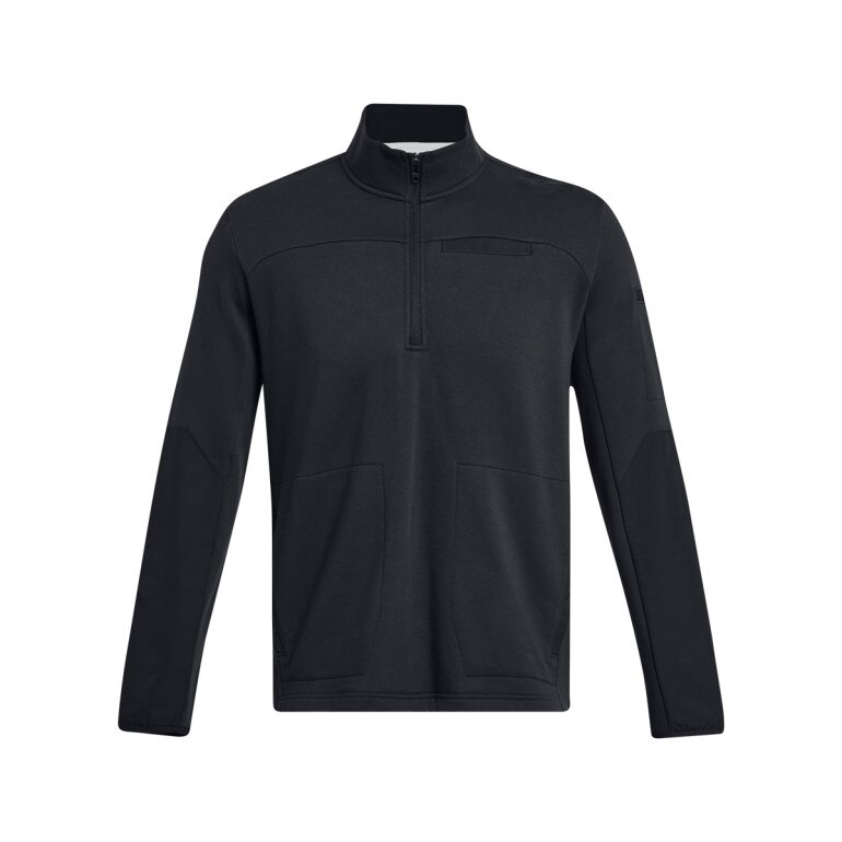 Męska bluza taktyczna Under Armour Tac Rival Job Fleece - czarna