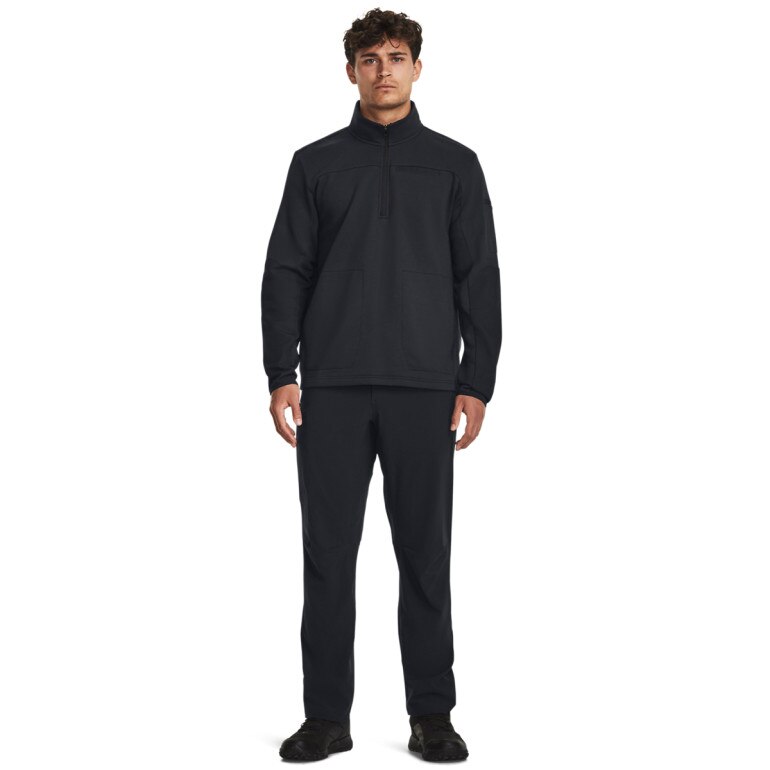 Męska bluza taktyczna Under Armour Tac Rival Job Fleece - czarna