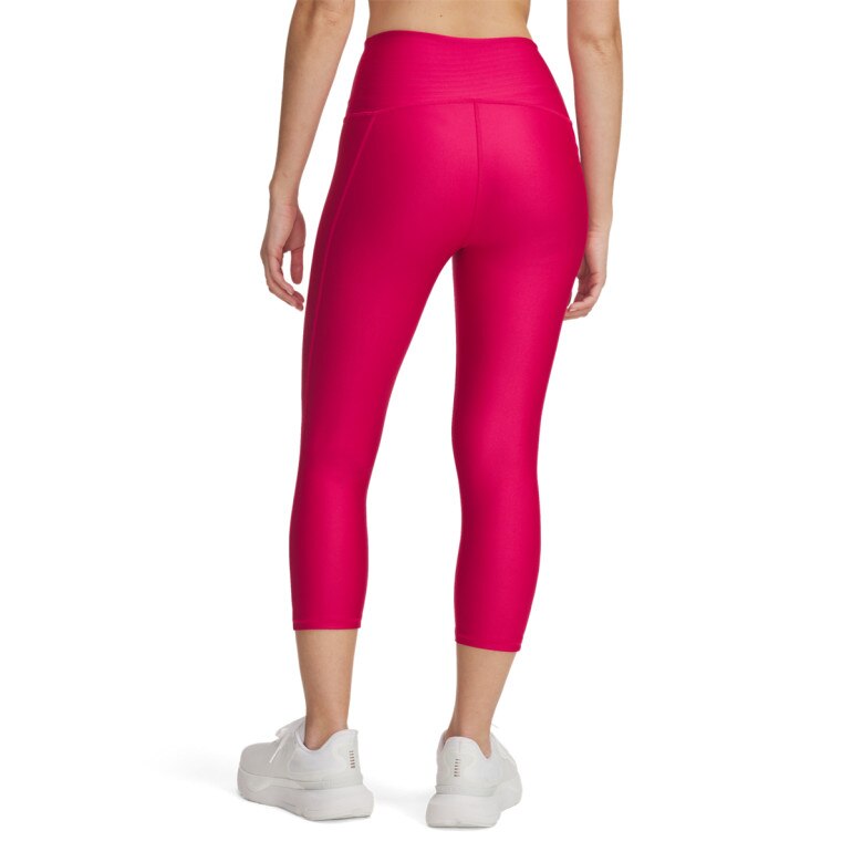 Damskie legginsy treningowe Under Armour Tech Hi Capri - różowe