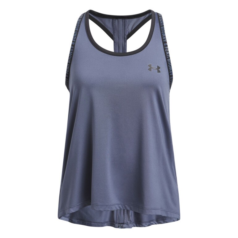 Dziewczęcy top treningowy Under Armour Tech Knockout Tank - szary
