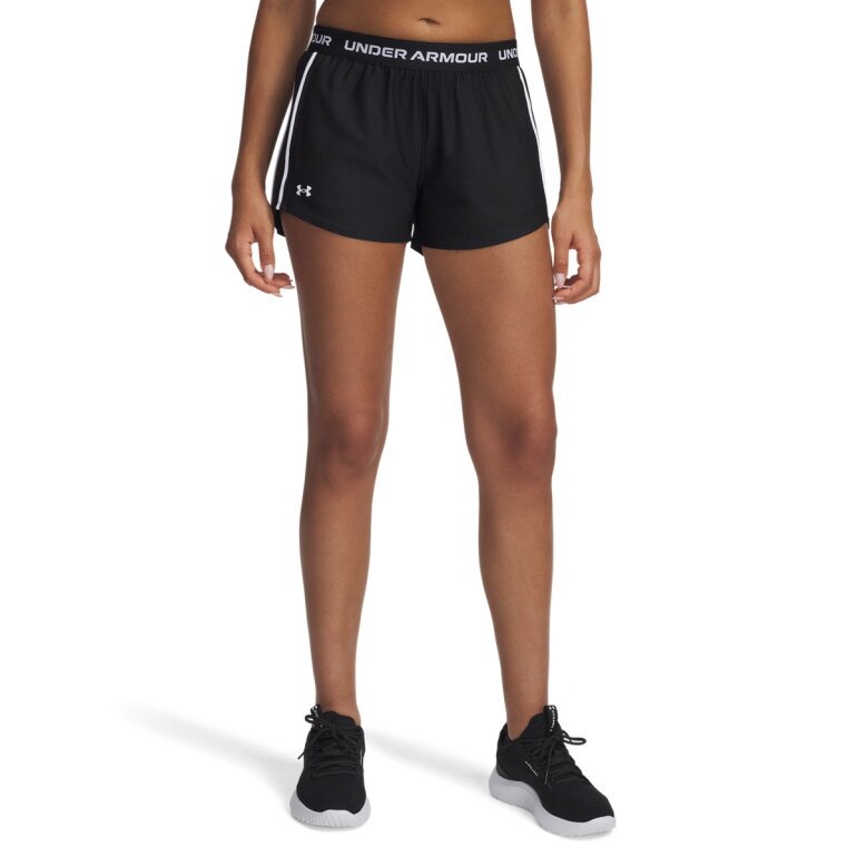 Damskie spodenki treningowe Under Armour Tech Play Up Shorts - czarne