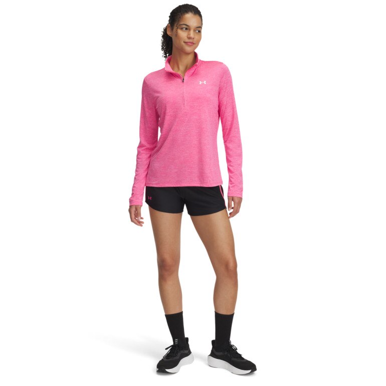Damskie spodnie treningowe Under Armour Tech Play Up Shorts - czarne
