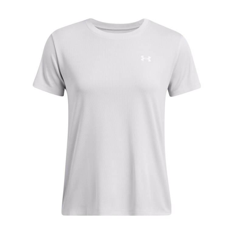 Damska koszulka treningowa Under Armour Tech Textured SSC - szara