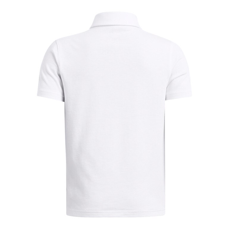 Chłopięca koszulka polo Under Armour UA B Icon Polo - biała