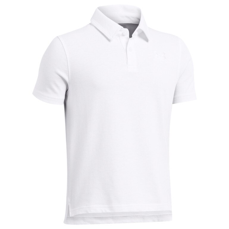 Chłopięca koszulka polo Under Armour UA B Icon Polo - biała