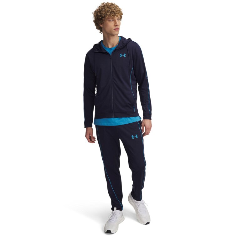 Męskie dres komplet treningowy Under Armour UA EMEA Tracksuit Novelty - granatowy