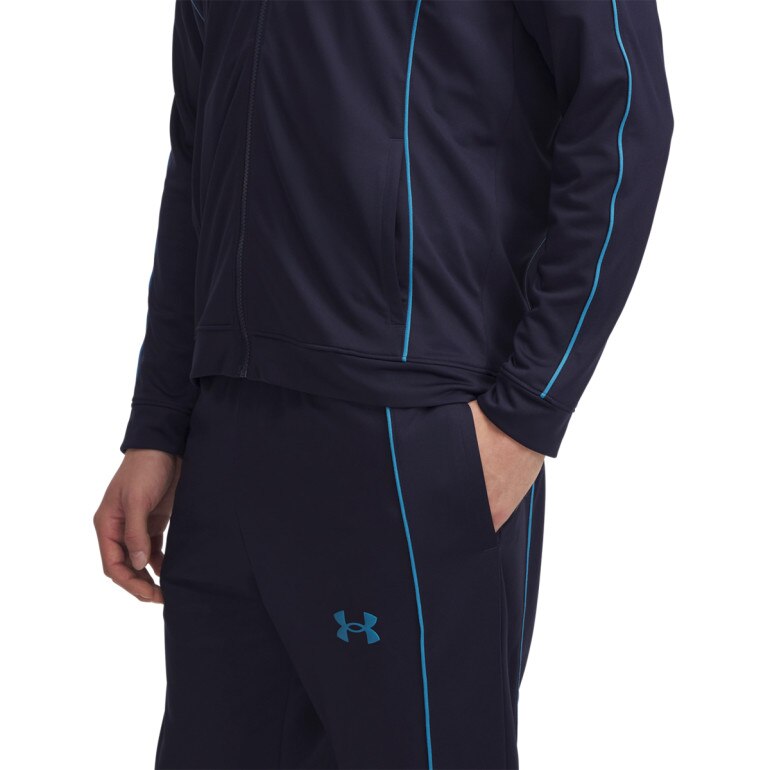 Męskie dres komplet treningowy Under Armour UA EMEA Tracksuit Novelty - granatowy