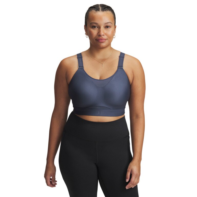 Biustonosz treningowy Under Armour UA Infinity High 2.0 Bra - granatowy