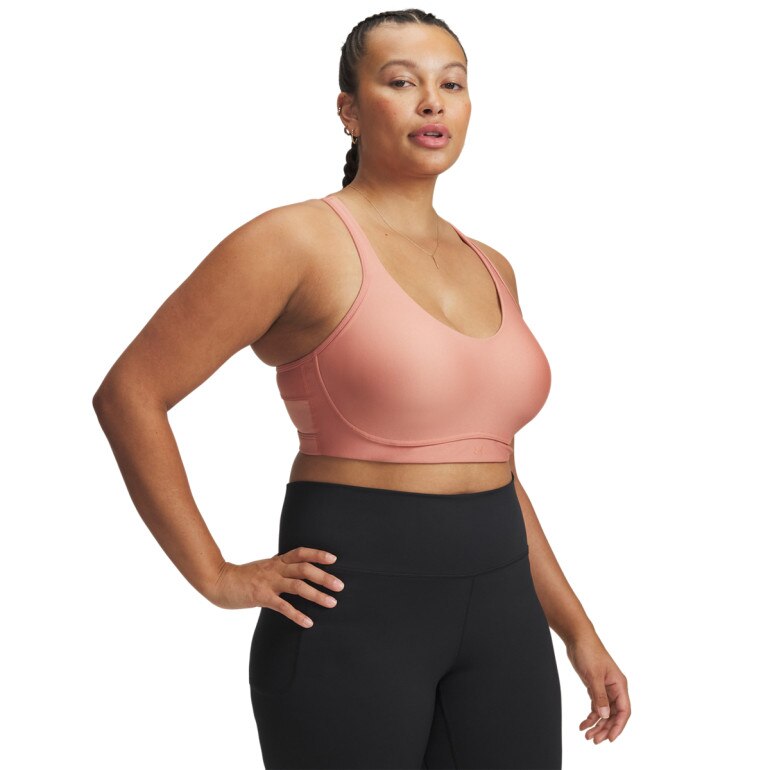 Biustonosz treningowy Under Armour UA Infinity Low 2.0 Bra - różowy