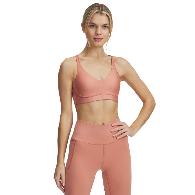 Biustonosz treningowy Under Armour UA Infinity Low 2.0 Bra - różowy