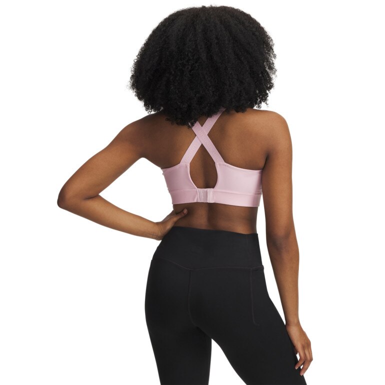 Biustonosz treningowy Under Armour UA Infinity Mid 2.0 Bra - różowy