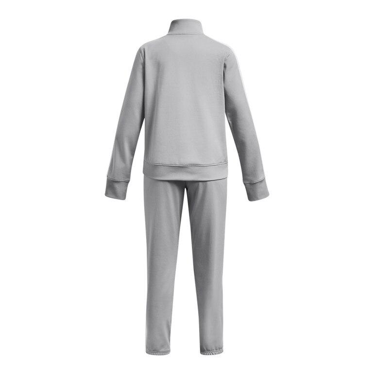 Dziewczęcy dres komplet treningowy Under Armour EM Knit Track Suit - szary