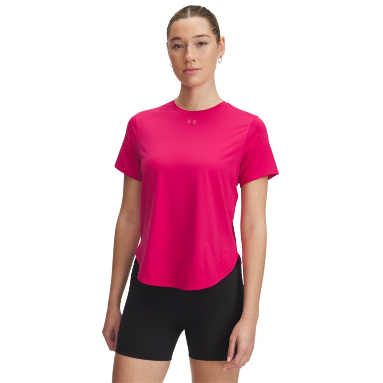 Damska koszulka do biegania Under Armour UA Launch Elite - różowa