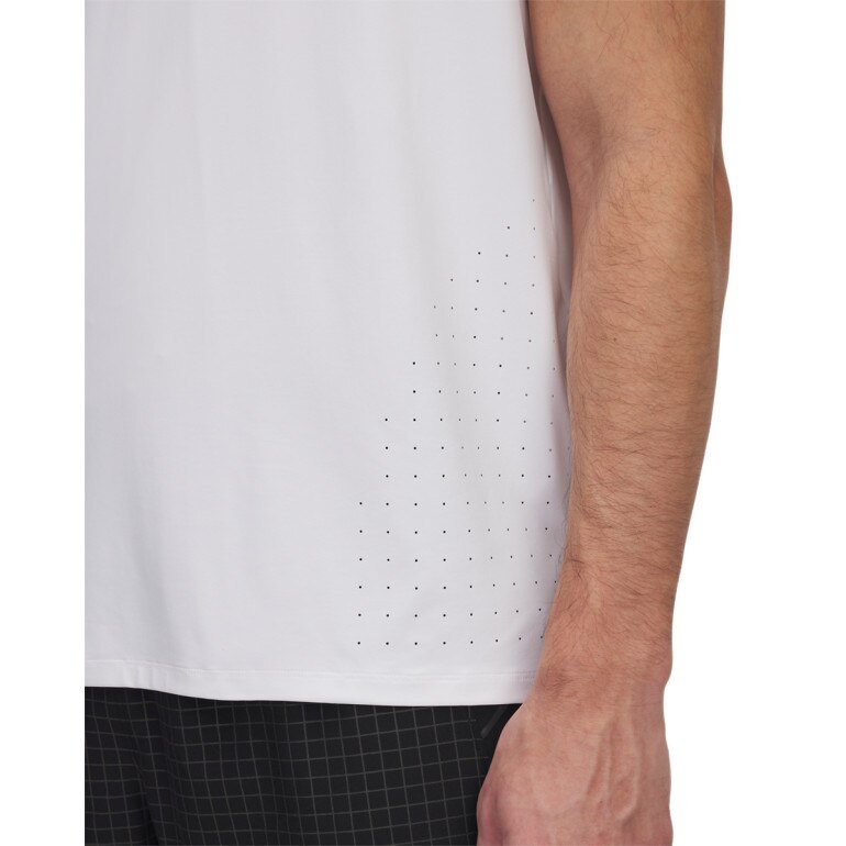 Męska koszulka do biegania Under Armour UA Launch Elite - biała 
