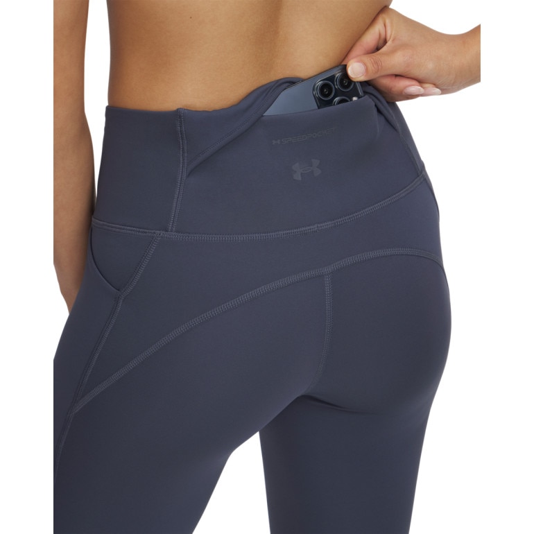 Damskie legginsy do biegania Under Armour UA Launch Elite Tights - szare