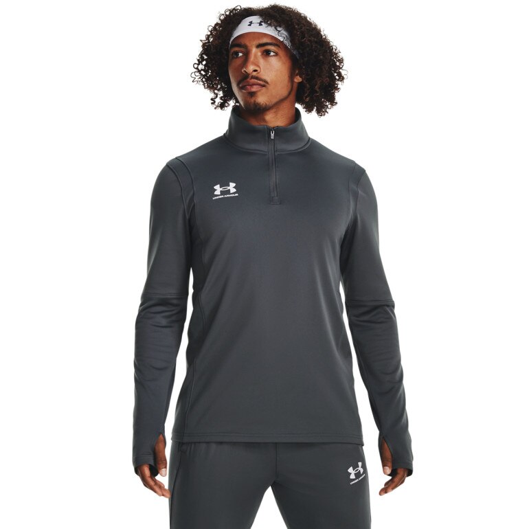 Męski longsleeve treningowy Under Armour UA M's Challenger Midlayer - szary