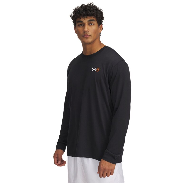 Męski longsleeve z nadrukiem Under Armour UA Workwear Logo - czarny
